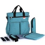 Sac a langer bb avec bretelles rglables, bleu