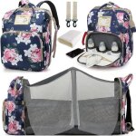 Sac a langer bebe avec fonction lit - mommy bag dcontract multifonctionnel impermable avec port de ...