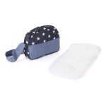 Sac a langer pour poupées bleu marine etoiles Sac a langer pour poupées bleu marine etoiles