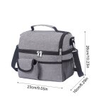 Sac a lunch a double couche, bote a lunch isotherme thermique, fourre - tout, sac a main isotherme, ...