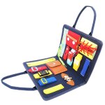 Sac a main educatif a moteur fin pour enfants, planche d'activit�s pour voiture, voyage en avion, pour ...