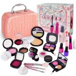 Sac a main de maquillage pour enfants avec peigne et jouets de maquillage style princesse en couleur ...