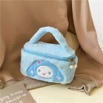Sac a main pour maquillage de hauteur approximative 22cm motif grand chien avec oreilles de cerdoie jouet ...