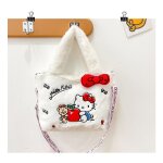 Sac a main mignon de dessin anim� pour trois oies de kuromi jade poup�e en peluche a main et a bandouli�re ...