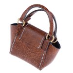 Sac a main miniature en cuir pour maison de poup�e, sac a bandouli�re pour femme, accessoire de poup�e ...