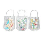 Sac a main transparent trois en un, jeu de socit serpents et echelles, ludo, echecs volants chinois, ...