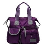 Sacs a main de voyage pour femmes, sacoches de grande capacit� imperm�ables en nylon solide a bandouli�re ...