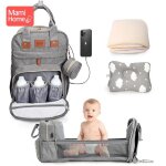 Sac multifonction pour b�b�, sac de maternit�, sac a couches pour b�b�, lit pliable, sac a bagages multifoncti ...