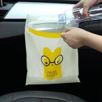 Sac de nettoyage d'intrieur a dessin anim, 15 pices, sac poubelle de voiture, sac a ordures jetable, ...