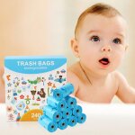 Sac de nettoyage de toilettes pour bébé, 180 pièces, couches de bébé universel, biodégradable, jetable, ... Sac de nettoyage de toilettes pour bébé, 180 pièces, couches de bébé universel, biodégradable, jetable, ...