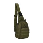 Sac de poitrine avec fermeture eclair pour hommes, sac a bandoulire en tissu oxford pour camping randonne ...