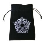 Sac de rangement de fournitures de conte de fortune, sac de divertissement en velours epais allemand, ...