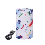 Sac de rangement isotherme en coton imprim, chauffe - biberon pour bb, tasse de voyage usb, chauffe ...