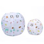 Sac de rangement de jouets en peluche pour enfants, grande capacit� de rangement, chaise en forme d'animaux ...