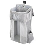 Sac de rangement suspendu pour berceau de b�b�, sac de rangement suspendu pour couches, organisateur ...