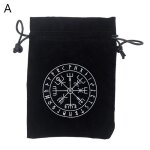 Sac de rangement pour tarots, d�esse de la phase de la lune en velours, paquet de cartes de jeu rune ...