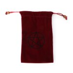 Sac de rangement de tarot pentagramme en velours, 1 pi�ce, sac de rangement de cartes de jeu de soci�t�, ...