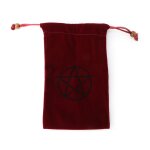 Sac de rangement de tarot pentagramme en velours, sac de rangement de cartes de jeu de soci�t�, paquet ...