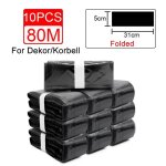 Sacs de recharge de seau a couches noirs, 1 / 5 / 10 pices, pour poubelle angelcare pour sangenic tommee ...
