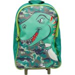 Sac a roulettes dinosaure pour garons, bagage a main pour enfants avec 2 roues, valise a main pratique, ...