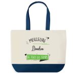 Sac shopping fond bleu meilleure doudou de tous les temps ch�ri ch�rie amour saint - valentin cadeau ...