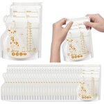 Sac de stockage de lait maternel, sachets pour l'allaitement, 100 pice sacs de conglation du lait, ...