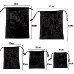 Sac de tarot luxueux en velours - lot de 2, couleurs assorties, doux, durable, id�al pour les cartes ...