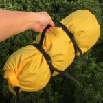 Sac de tente a compression multi - positions, portable et etanche, sac polochon, accessoires pour sports ...