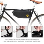 Sac triangulaire de vlo tanche, sac de tube avant de cadre de vlo, sacoche de vlo vtt, pochette