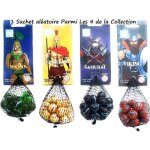 Un sachet de 20 billes + 1 calot a th�me pour enfant et cours d'�cole (warriors) - (1 sachet al�atoire ...
