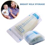 Sachets de stockage de lait maternel pour b�b�, 30 pi�ces de 250ml, sac de rangement transparent pour ...