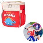 Sacoche de vélo dinosaure pour enfant, etanche, organiseur avec plusieurs compartiments pour scooter, ... Sacoche de vélo dinosaure pour enfant, etanche, organiseur avec plusieurs compartiments pour scooter, ...