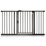 Safetots barrire de scurit a pression a fermeture automatique, 132, 6cm - 139, 6cm, couleur noir mat ...
