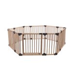 Safetots playpen en bois hexagone, parc pour bbs et aire de jeu pour tout - petits, grand parc, installation ...