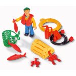 Sam le pompier bateau de p�che de charlie avec figurine