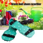 Sandales d'a�rateur de pelouse revitalisantes, 1 paire de chaussures a ongles de jardinage a pointes ...