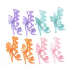 Sandales colorées a talons hauts pour poupées, chaussures de fête, faites a la main, accessoires de couleurs ... Sandales colorées a talons hauts pour poupées, chaussures de fête, faites a la main, accessoires de couleurs ...