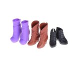 Sandales el�gantes a talons hauts, 1 paire, chaussures color�es pour v�tements de poup�e, accessoires, ...