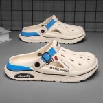 Sandales hommes pantoufles de plage semelle epaisse sandales antidrapantes chaussures d'eau pour femmes ...