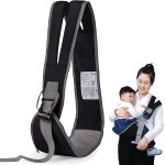 Sangle bébé design bande réfléchissante (noir), sangle bébé ergonomique portable, bandoulière réglable ... Sangle bébé design bande réfléchissante (noir), sangle bébé ergonomique portable, bandoulière réglable ...