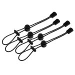 Sangles elastiques de tension, 2 paires, pour support d'alpenstocks, cintre sur sac a dos, boucle de ...