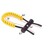 Sangle rglable en cuir et mtal pour la chasse, arc  poulies, poignet, lingue, tir  l'arc, cible, ...