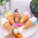 Sangles de t�l�phone portable, simulation de cr�me glac�e color�e squishy g�teau 10cm a mont�e lente, ...