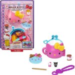 Sanrio hello kitty coffret compact chocolat chaud avec 2 mini - figurines, crayon, carnet de notes et ...