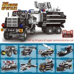 Sans bote d'emballage - hlicoptre swat de ville 8 en 1, 926 pices, blocs de construction, modle ...