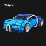 Sans bote - jouets de course city pull back, blocs de construction de voiture de sport, ensemble de ...