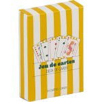 Sansh - - 116286c - un jeu de 54 cartes - boite en carton décor rayures jaunes - jeu de société - collection ... Sansh - - 116286c - un jeu de 54 cartes - boite en carton décor rayures jaunes - jeu de société - collection ...