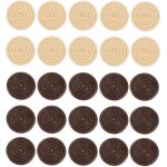 Sansh - lot de 48 jeux de dames en bois pices d'echecs pices rondes empilables pieces de backgammon ...