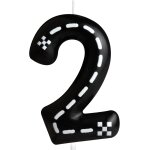 Sansh - bougie d'anniversaire sur le thème des voitures de course u2013 ligne noire et blanche u2013 ... Sansh - bougie d'anniversaire sur le thème des voitures de course u2013 ligne noire et blanche u2013 ...