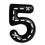 Sansh - bougie d'anniversaire sur le thème des voitures de course u2013 ligne noire et blanche u2013 ... Sansh - bougie d'anniversaire sur le thème des voitures de course u2013 ligne noire et blanche u2013 ...